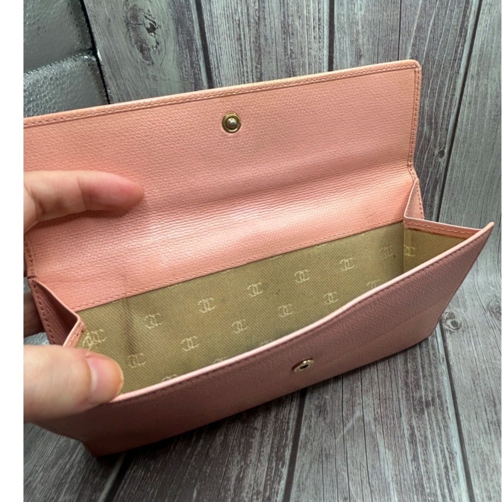 CHANEL Ballet Pink Leather Long Bifold Wallet - Picture 6 of 16